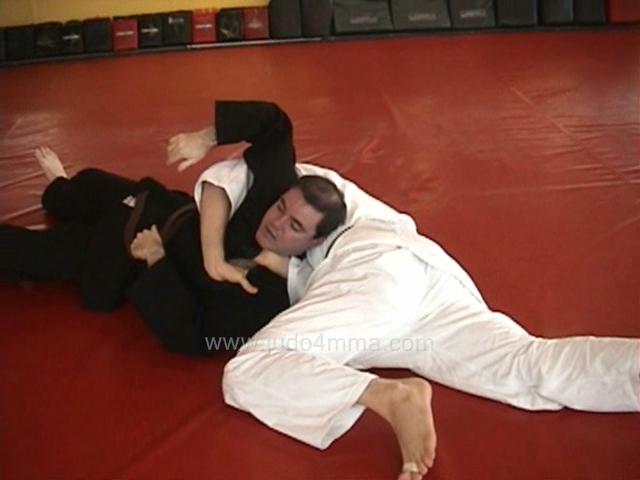 Click for a video showing our take on a Judo technique called Kakure Okuri Eri Jime - Kakure's sliding lapel choke